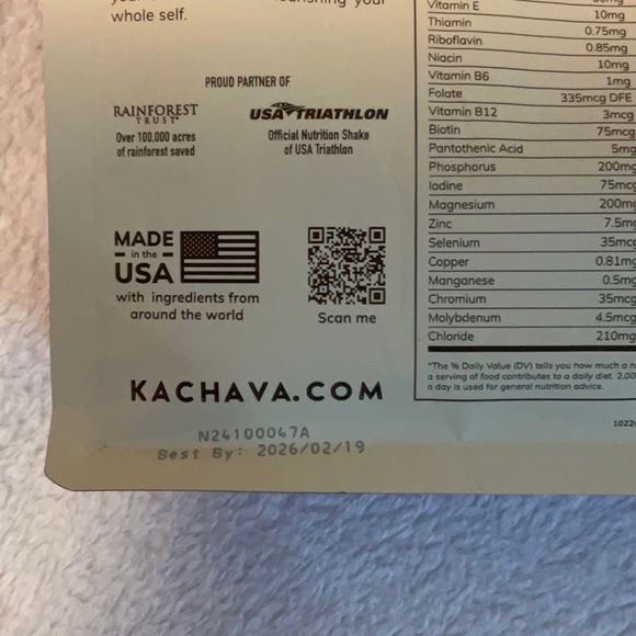 Ka'Chava Coconut Acai Nutrition Shake - Picture 3 of 3